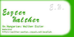 eszter walther business card